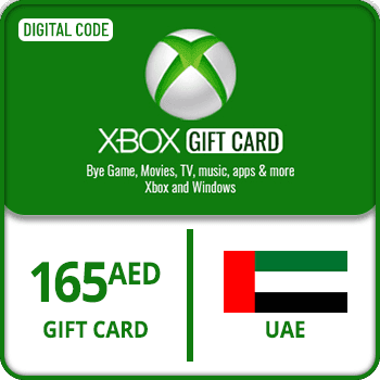Xbox Gift Card UAE 165 AED