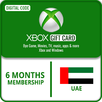 Xbox Gift Card UAE 6 Months Membership