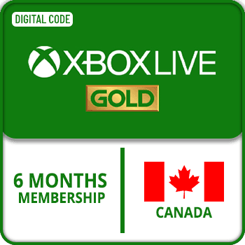 Xbox Live Gold Canada 6M Membership