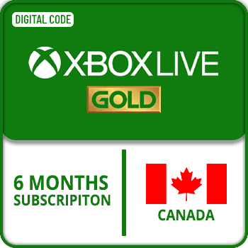Xbox Live Gold Canada 6M Subscription
