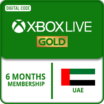 Xbox Live Gold UAE 6M Membership