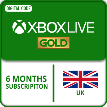 Xbox Live Gold UK 6M Subscription