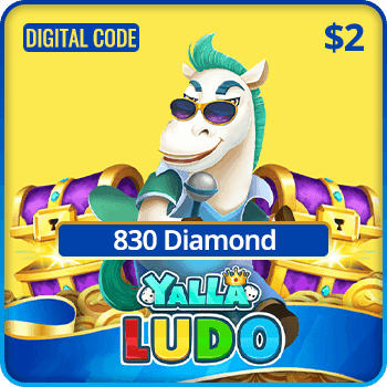 Yalla Ludo Gift Card 830 Diamonds $2