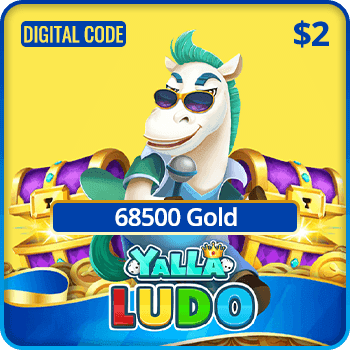Yalla Ludo Gift Card 68500 Gold $2