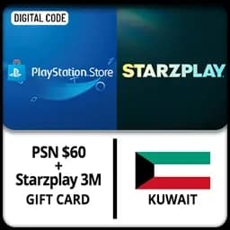 KWT PSN Wallet USD 60 + Starzplay 3M Gift Card