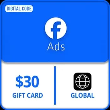 Facebook Ads Gift Card Global $30 by Rewarble