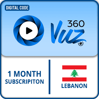 360VUZ Gift Card LEBANON Subscription Month 1
