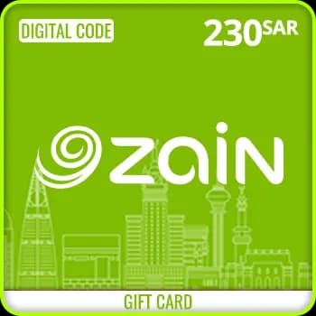 Zain KSA Gift Card 230 SAR