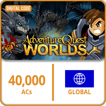 Adventure Quest Worlds Gift Card Global ACs 40000