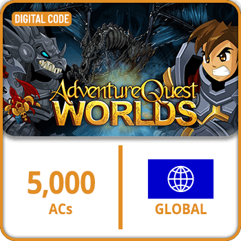 Adventure Quest Worlds Gift Card Global ACs 5000