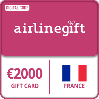 Airline Gift Card FRANCE 2000 EUR