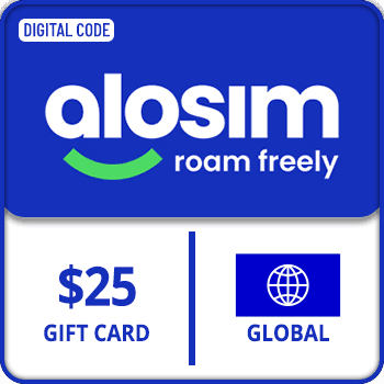 aloSIM Gift Card Global 25 USD