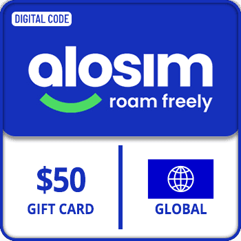 aloSIM Gift Card Global 50 USD