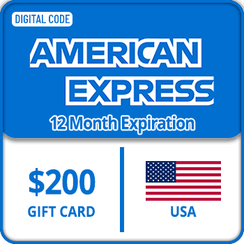 American Express Gift Card USA 12 Month 200 USD
