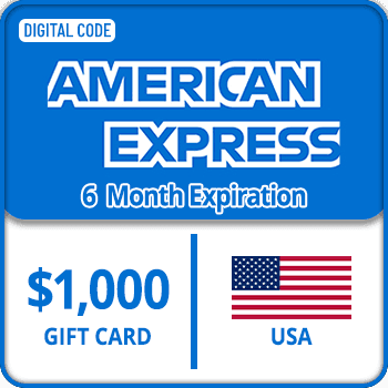 American Express Gift Card USA 6 Month 1000 USD