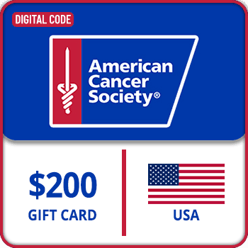 American Cancer Society Gift Card USA 200 USD