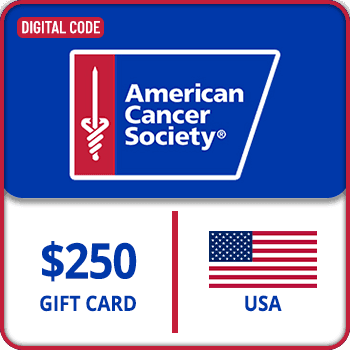 American Cancer Society Gift Card USA 250 USD