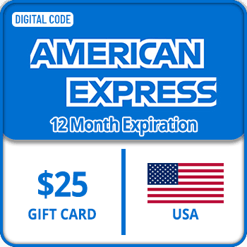 American Express Gift Card USA 12 Month 25 USD