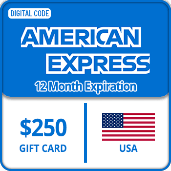 American Express Gift Card USA 12 Month 250 USD