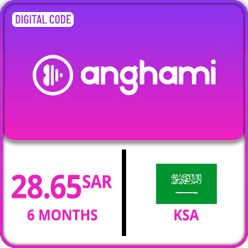Anghami Gift Card KSA 6 Months