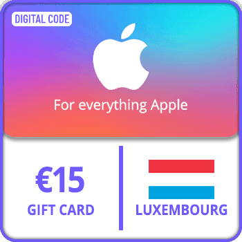 App Store & iTunes Gift Card Luxembourg €15