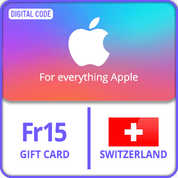 App Store & iTunes Gift Card Switzerland Fr15