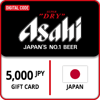 Asahi Beer Gift Cards Japan 5000 YEN