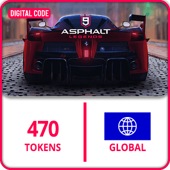 Asphalt 9 Gift Card GLOBAL Tokens 470