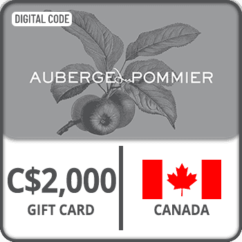 Auberge du Pommier Gift Card CANADA 2000 CAD