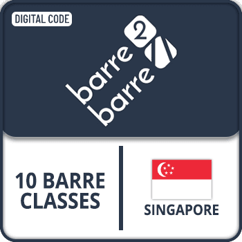 Barre 2 Barre Gift Card SINGAPORE 10 class