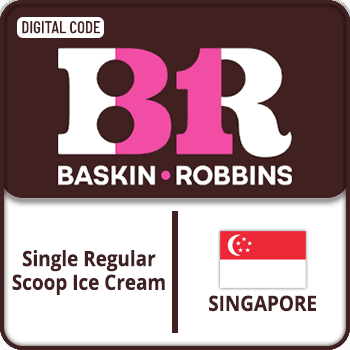Baskin-Robbins SINGAPORE Single Regular Scoop Ice Cream
