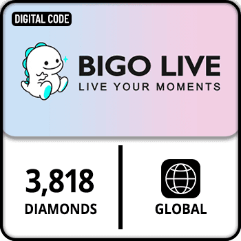 Bigo Live Gift Card 3818 Diamonds