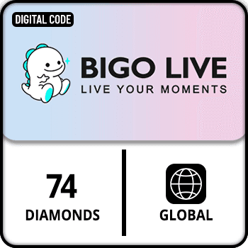 Bigo Live Gift Card 74 Diamonds