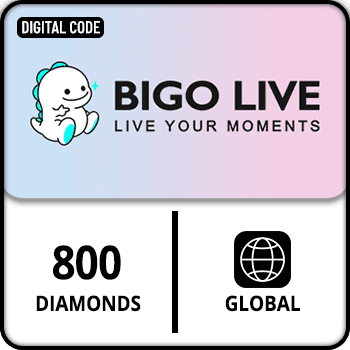 Bigo Live Gift Card 800 Diamonds