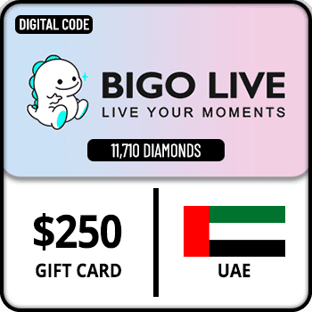 Bigo Live Gift Card 11710 Diamonds UAE $250