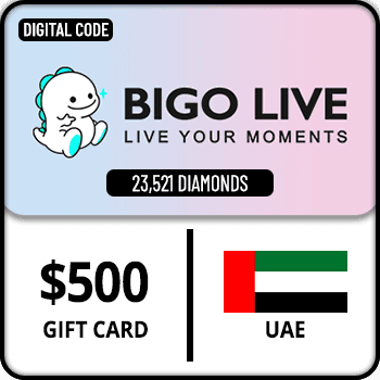 Bigo Live Gift Card 23521 Diamonds UAE $500