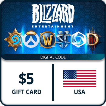 Blizzard Gift Card USA $5