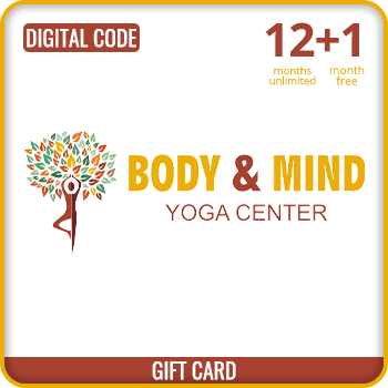 Body and Mind Yoga Center 12 months unlimited + 1 month free
