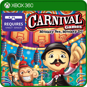 Carnival Games Monkey See Monkey Do Xbox 360 Digital Code Game Key (Global)