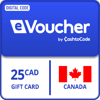 CashtoCode eVoucher Gift Card Canada CAD $25