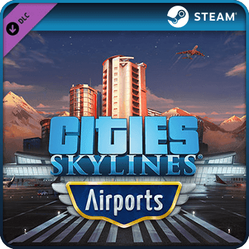 Cities Skylines Airports PC DLC Steam Game Key GLOBAL