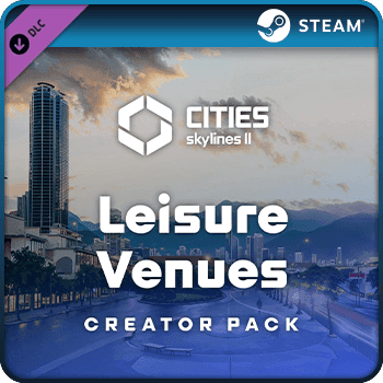 Cities Skylines II Creator Pack Leisure Venues PC DLC Steam Game Key GLOBAL
