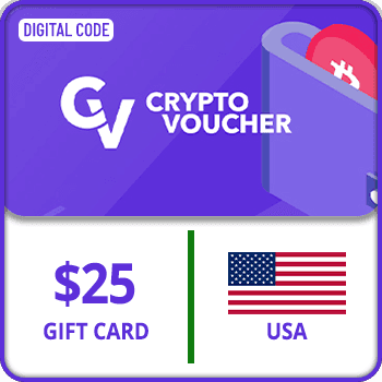 CryptoVoucher.io USA $25 Gift Card