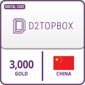 D2topbox Gift Card China 3000 Gold
