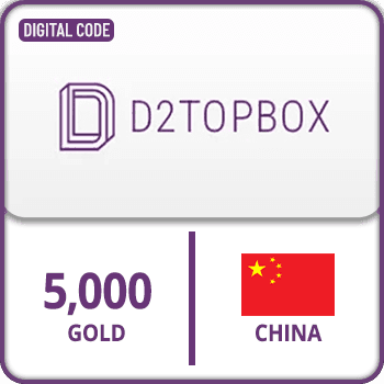 D2topbox Gift Card China 5000 Gold