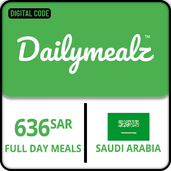 Dailymealz Gift Card KSA Full Day Meals SAR 636