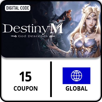 Destiny M God Descends Gift Card GLOBAL Coupon 15