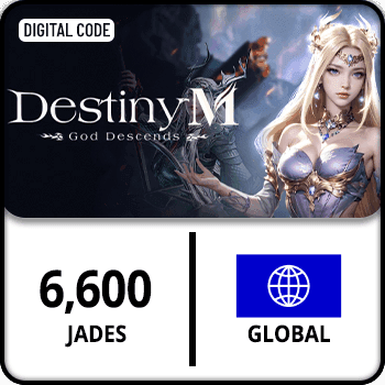 Destiny M God Descends Gift Card GLOBAL Jades 6600