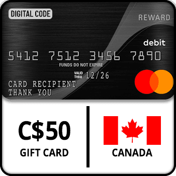 Rewarble Prepaid Virtual Mastercard Gift Card Canada C$50