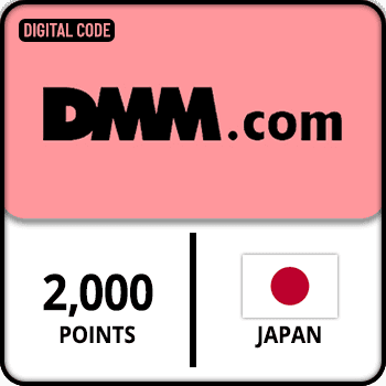 DMM.com Gift Card Japan 2000 Points